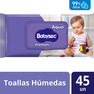 BABYSEC TOALLAS HUMEDAS 45U