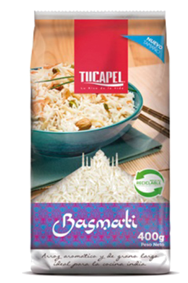ARROZ BASMATI 400GR TUCAPEL