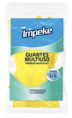 GUANTE AMARILLO TALLA L IMPEKE