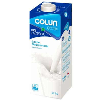 LECHE DESCREMADA SIN LACTOSA 1L