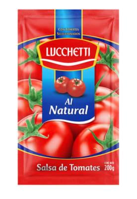 LUCCHETTI SALSA TOMATE NATURAL 200GR