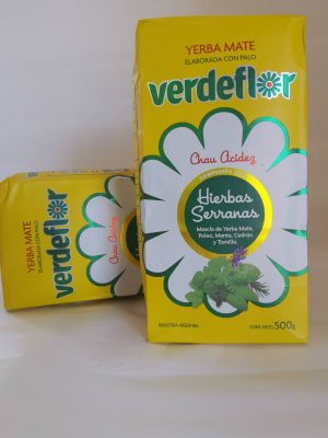 VERDEFLOR YERBA MATE HIERBAS SERRANAS 500GR