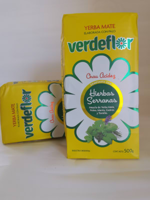 VERDEFLOR YERBA MATE HIERBAS SERRANAS 500GR