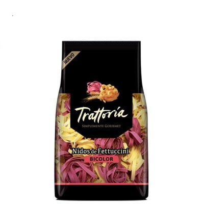 TRATTORIA NIDOS DE FETTUCCINI BICOLORI 380GR