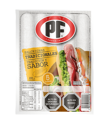 PF SALCHICHAS TRADICIONALES 250GR