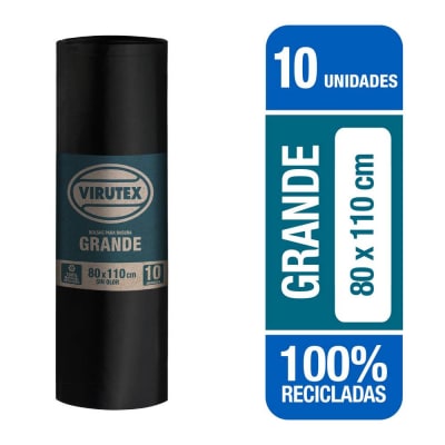 BOLSAS PARA BASURA 80x110cm