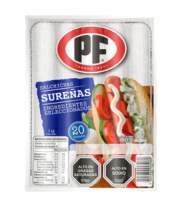 PF SALCHICHAS SUREÑA 5U
