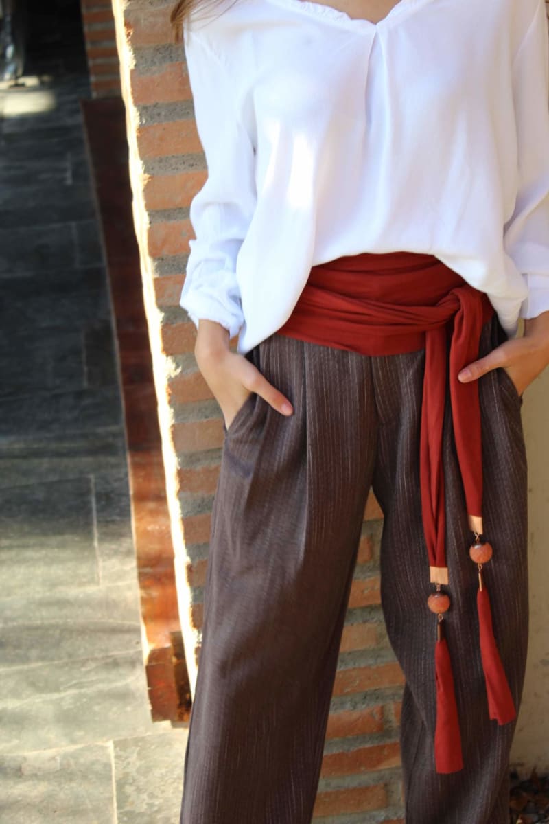 PANTALON BOMBACHO PINZA ITA COFFE | Taller AR