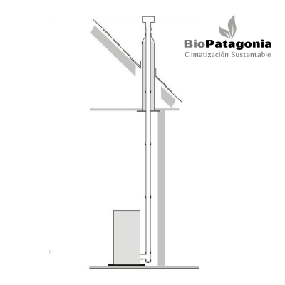 Instalación Estufa a Pellet Techo 1 Piso Instalación Estufa a Pellet Techo 1 Piso
