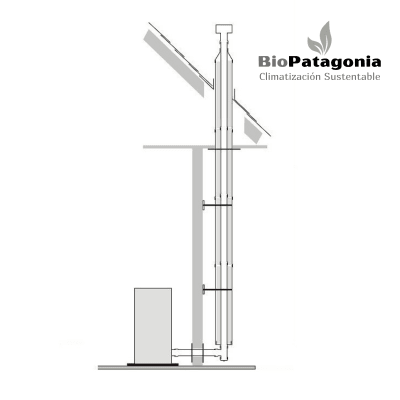 Instalación Estufa a Pellet Techo 1 Piso Instalación Estufa a Pellet Techo 1 Piso