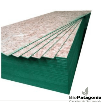 OSB Multiplac 9 mm verde 1,22 X 2,44 mt. OSB Multiplac 9 mm verde 1,22 X 2,44 mt.