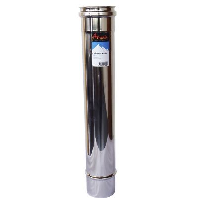 Ducto Pellet 80 mm x 50 cm AC Inox. Ducto Pellet 80 mm x 50 cm AC Inox.