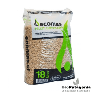 Pellet Ecomas 18 Kg. Certificado Pellet Ecomas 18 Kg. Certificado