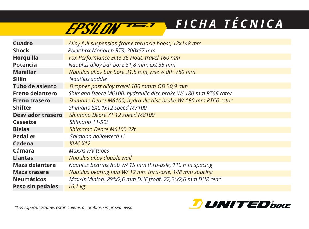 EPSILON T5.1 29/27.5 MULLET BL-GY7