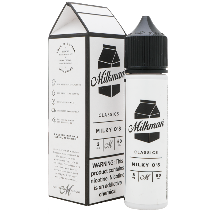 Milky O's 60ml - Milkshake Cookies & Cream Milky O's 60ml - Milkshake Cookies & Cream