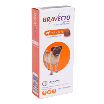 BRAVECTO 1COMPRIMIDO PERRO 4.5-10KG BRAVECTO 1COMPRIMIDO PERRO 4.5-10KG