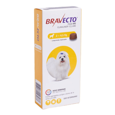BRAVECTO 1COMPRIMIDO PERRO 2-4.5KG