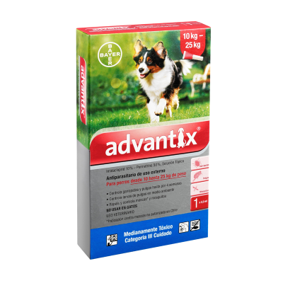 ADVANTIX PIPETA 10-25KG