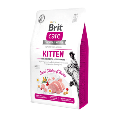 BRIT CARE CAT KITTEN - FRESH CHICKEN & TURKEY