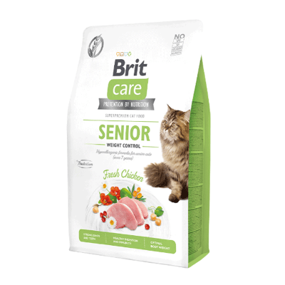 BRIT CARE CAT SENIOR WEIGHT CONTROL - FRESH CHICKEN