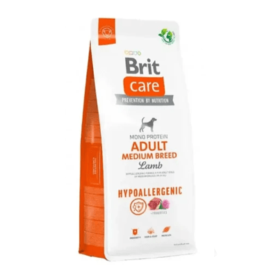 BRIT CARE DOG HYPOALLERGENIC ADULTOT MEDIUM BREED LAMB