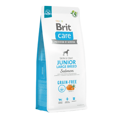 BRIT CARE DOG GRAIN FREE JUNIOR LARGE BREED SALMON1