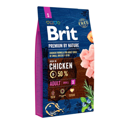 BRIT PREMIUM BY NATURE ADULTO RAZA PEQUEÑA 3KG