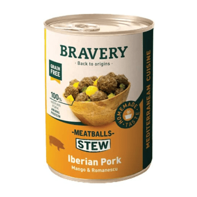 LATA BRAVERY DOG MEATBALLS STEW IBERIAN PORK 415G
