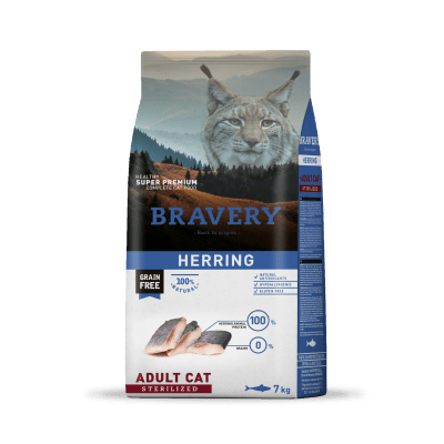 BRAVERY CAT ADULTO STERILIZED HERRING