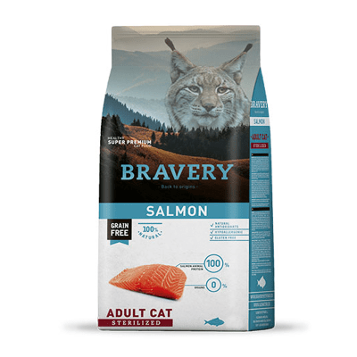 BRAVERY CAT ADULTO STERILIZED SALMON