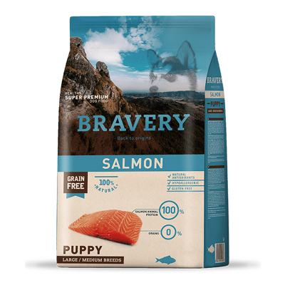 BRAVERY DOG CACHORRO RAZA GRANDE Y MEDIANA SALMON