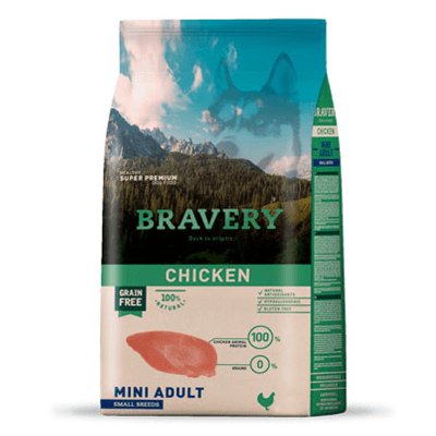 BRAVERY DOG CACHORRO RAZA PEQUEÑA POLLO