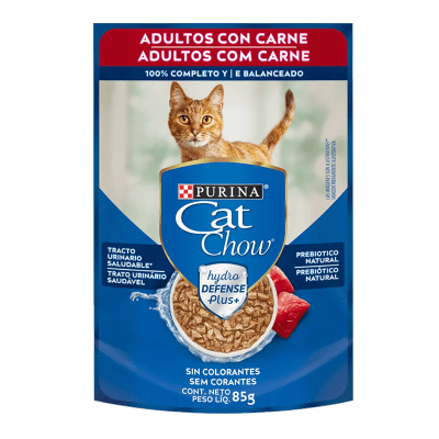POUCH CAT CHOW CARNE 85gr