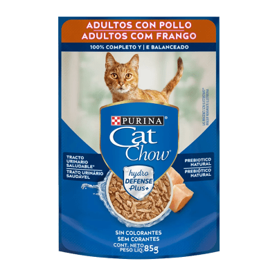 POUCH CAT CHOW ADULTO POLLO 85G