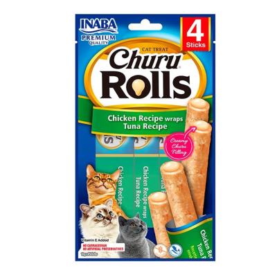 CHURU CAT ROLLS 10G X 4U