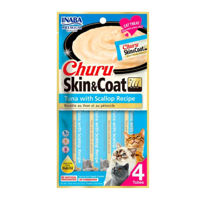 CHURU CAT SKIN & COAT 14GR X 4U