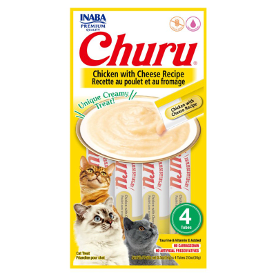 CHURU GATO POLLO QUESO 4U