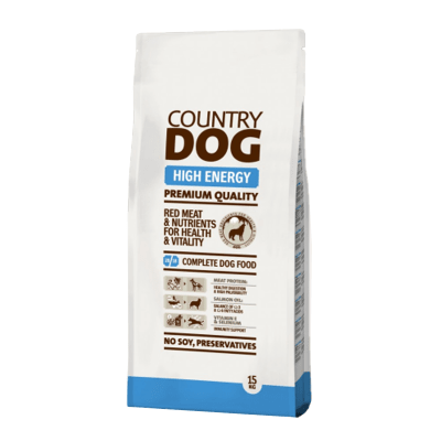 COUNTRY DOG HIGH ENERGY 15KG COUNTRY DOG HIGH ENERGY 15KG