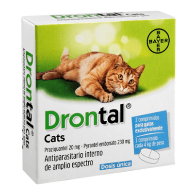 DRONTAL CATS 2 COMPRIMIDOS