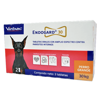 ENDOGARD PERRO 30KG 2 COMPRIMIDOS