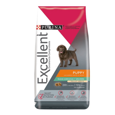 EXCELLENT CACHORRO RAZA MEDIANAS Y GRANDES 15KG EXCELLENT CACHORRO RAZA MEDIANAS Y GRANDES 15KG