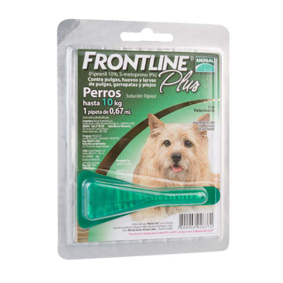 FRONTLINE PLUS PERRO 0.67ML 2-10KG FRONTLINE PLUS PERRO 0.67ML 2-10KG