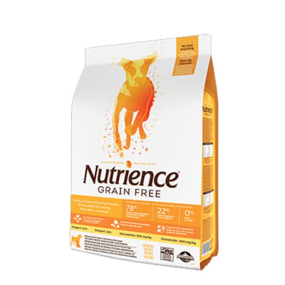 NUTRIENCE DOG GRAIN FREE PAVO POLLO ARENQUE