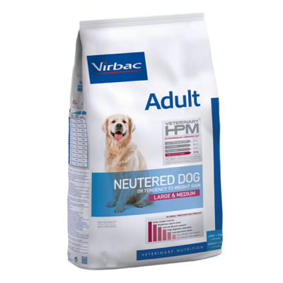 HPM DOG ADULTO LARGE & MEDIUM NEUTERED 12KG
