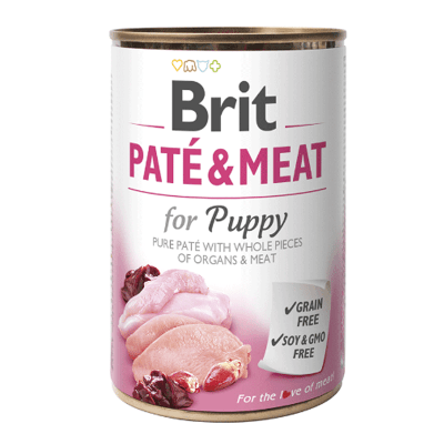 LATA BRIT CARE DOG PATE & MEAT PUPPY