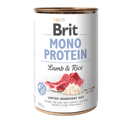 LATA BRIT CARE DOG MONO PROTEIN LAMB & RICE 400G