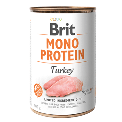 LATA BRIT CARE DOG MONO PROTEIN TURKEY 400G