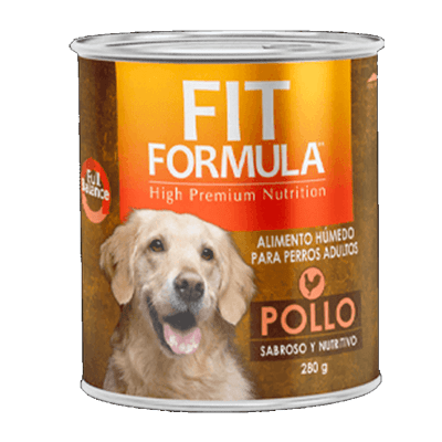 LATA FIT FORMULA PERRO ADULTO POLLO 280G1