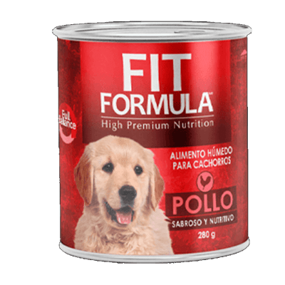 LATA FIT FORMULA CACHORRO POLLO 280G