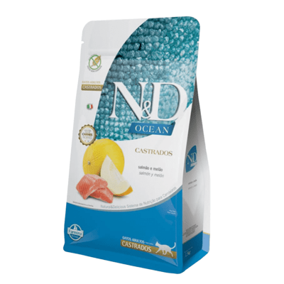 N&D CAT ADULTO CASTRADO OCEAN SALMON Y MELON